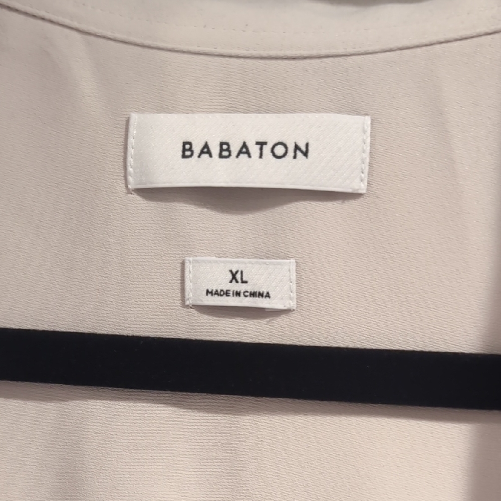 Babaton Light Beige Tie-Waist Shirt Dress - Picture 2 of 4